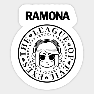 Ramona's Scott Pilgrim Universe V2 Sticker